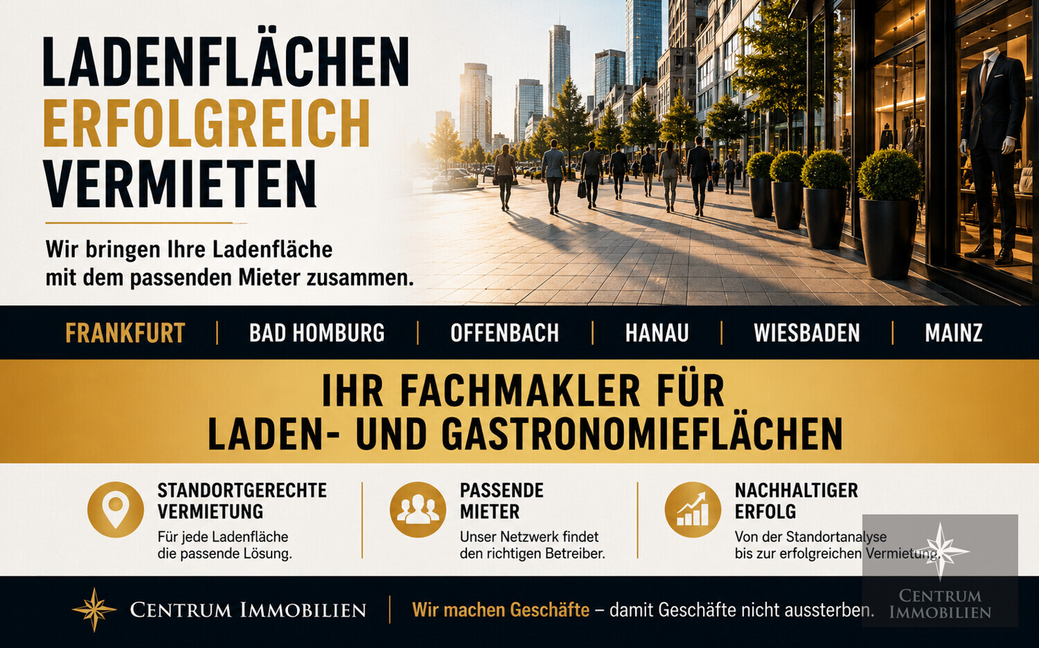 Ladenfläche in Bad Homburg zu vermieten
